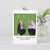 Funny Cigar Party-uitnodigingen Kaart (Staand voorkant)