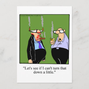 Funny Cigar Party-uitnodigingen Kaart