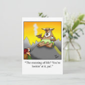 Funny Cigar Party-uitnodigingen Kaart (Staand voorkant)