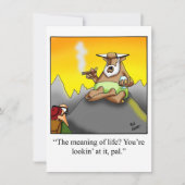 Funny Cigar Party-uitnodigingen Kaart (Voorkant)