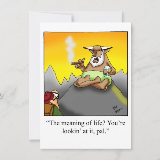 Funny Cigar Party-uitnodigingen Kaart (Voorkant)