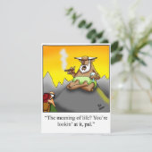 Funny Cigar Party-uitnodigingen Kaart (Staand voorkant)