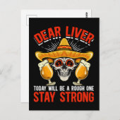 Funny Cinco De Mayo Beer Joke Alcohol Fun Briefkaart (Voorkant / Achterkant)