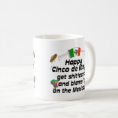 Funny Cinco de Mayo Coffee Mok (Voorkant rechts)