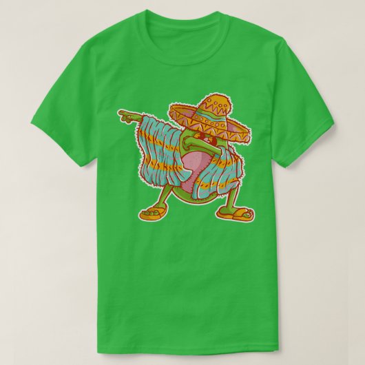 Funny Cinco De Mayo Dabbing Avocado 2 T-shirt (Design voorkant)