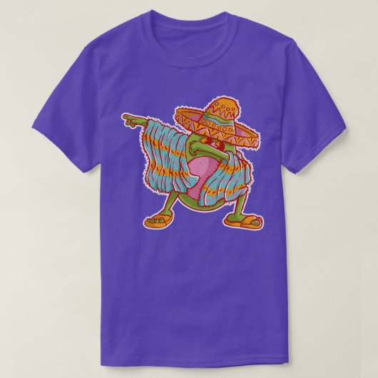 Funny Cinco De Mayo Dabbing Avocado T-shirt (Design voorkant)