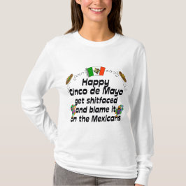 Funny Cinco de Mayo Dames T-shirt