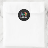Funny Cinco de Mayo Fiesta Squad Design for Partie Ronde Sticker (Tas)