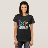 Funny Cinco de Mayo Fiesta Squad Design for Partie T-shirt (Voorkant volledig)