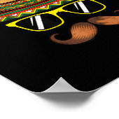 Funny Cinco de Mayo Funny Sombrero Pet met Sungl Poster (Hoek)