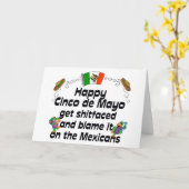 Funny Cinco de Mayo Kaart (Gele Bloem)
