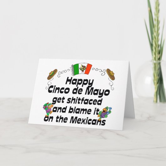 Funny Cinco de Mayo Kaart (Voorkant)