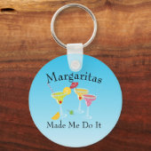 Funny Cinco De Mayo Margarita Sleutelhanger (Voorkant)