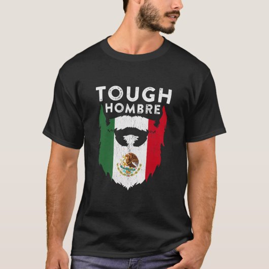 Funny Cinco de Mayo Meme Mexican Flag Beard Bad T-shirt (Voorkant)