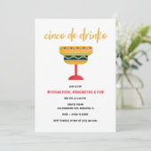 Funny Cinco de Mayo Party Kaart (Staand voorkant)