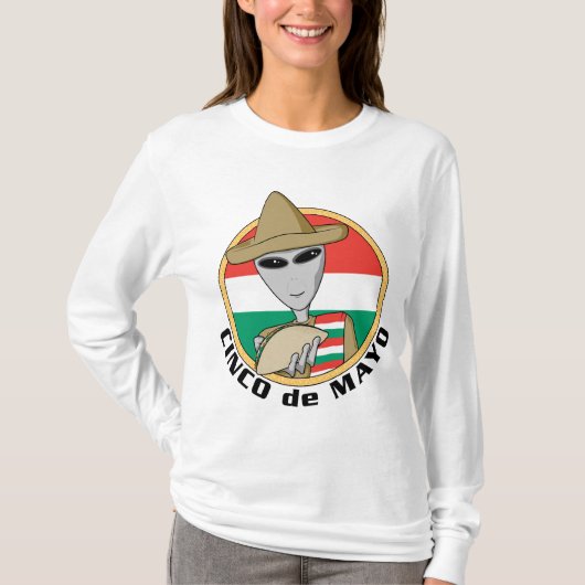 Funny Cinco de Mayo T-shirt (Voorkant)