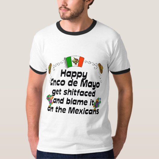 Funny Cinco de Mayo T-shirt (Voorkant)