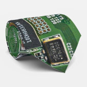 Funny circuit board stropdas (Opgerold)