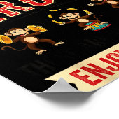 Funny Circus Actually This Is My Circus These Are  Poster (Hoek)
