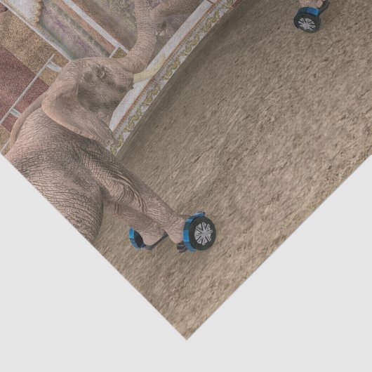 Funny Circus Elephants Tissuepapier (Detail)