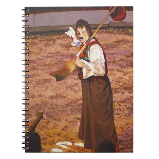 Funny Circus Flora Clown Delights Kinderen Notitieboek (Voorkant)