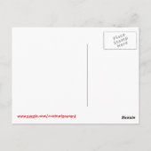 Funny Circus Poster (misschien Risque!) kaart (Achterkant)