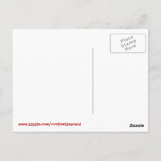 Funny Circus Poster (misschien Risque!) kaart (Achterkant)