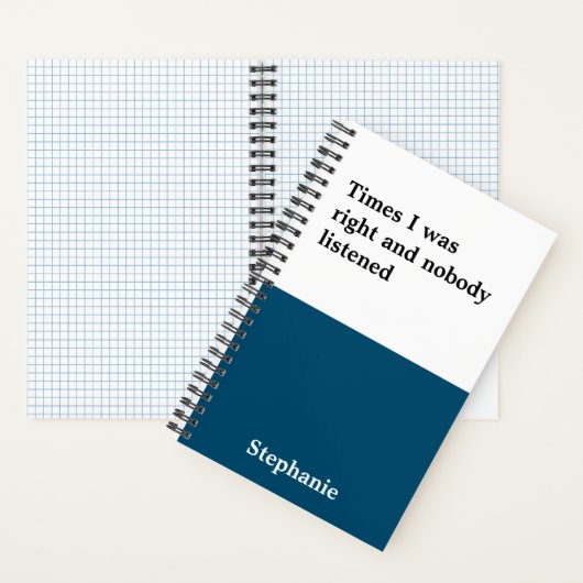 Funny citeert Notitieboek (Binnen)