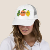 Funny Citrus Fruits Lemon Limoen Sinaasappel Trucker Pet (In situ)