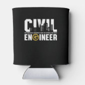 Funny Civil Engineer Civil Engineering student Blikjeskoeler (Achterkant)