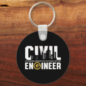 Funny Civil Engineer Civil Engineering student Sleutelhanger (Voorkant)