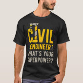 Funny Civil Engineer T-shirt (Voorkant)