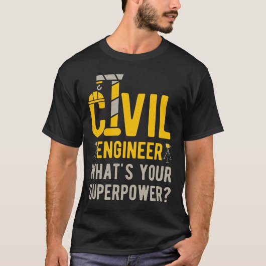 Funny Civil Engineer T-shirt (Voorkant)