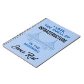 Funny Civil Engineering Bridge Engineer Notitieboek (Linkerzijde)