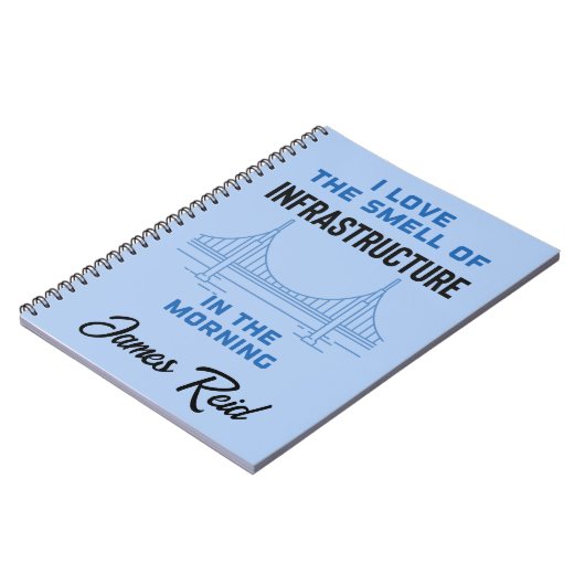 Funny Civil Engineering Bridge Engineer Notitieboek (Linkerzijde)