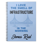 Funny Civil Engineering Bridge Engineer Notitieboek (Voorkant)