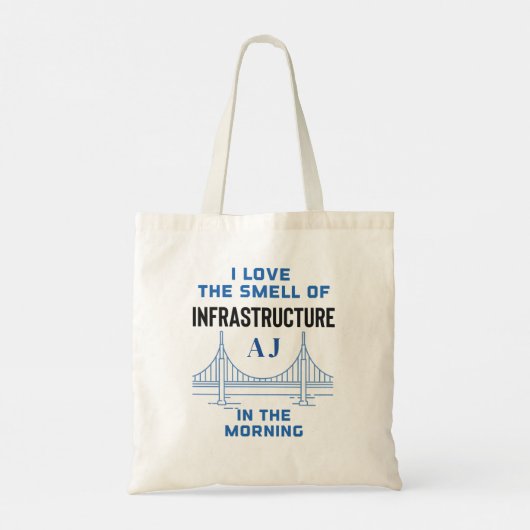 Funny Civil Engineering Bridge Engineer Tote Bag (Achterkant)