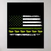 Funny Ckle Cuber Us American Flag For Ckle Lovers  Poster (Voorkant)