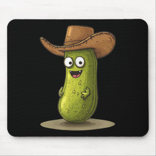 Funny Ckle in Cowboy Pet voor jongens en meisjes Muismat