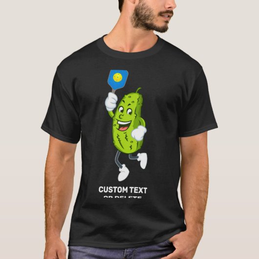 Funny Ckle Playing Ckleball Text  T-shirt (Voorkant)