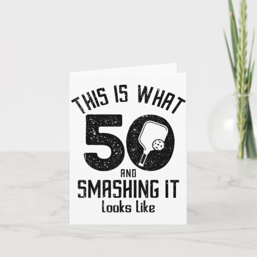 Funny Ckleball 50th Birthday 50 Years Old Love Ckl Kaart (Voorkant)