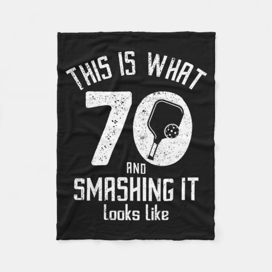 Funny Ckleball 70th Birthday 70 Years Old Love Ckl Fleece Deken (Voorkant)