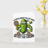 Funny Ckleball Shirt Men Dad Grandpa Him Husband  Kaart (Gele Bloem)