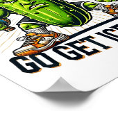 Funny Ckleball Shirt Men Dad Grandpa Him Husband Poster (Hoek)