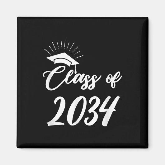 Funny Cl Of 20 Grow With You 2021 2022 Graduation Magneet (Voorkant)