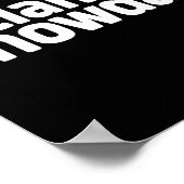 Funny Clam Chowdah - Boston New England Clam Chowd Poster (Hoek)