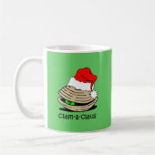 Funny clam Kerstmis Koffiemok (Links)