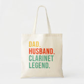 Funny Clarinet I Destroy Silence Clarinetist for m Tote Bag (Voorkant)