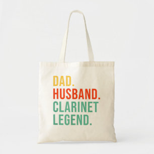 Funny Clarinet I Destroy Silence Clarinetist for m Tote Bag