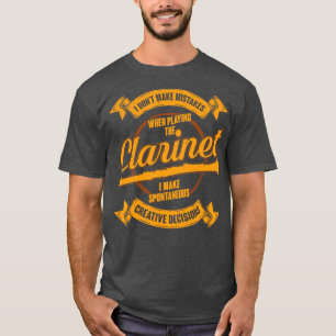 Funny Clarinet Player Clarinetist Gift T-shirt